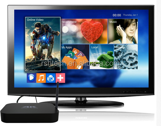 4 K Android tv box S905 S905 Inteligente OTT TV box Kodi completo cargado de streaming media player IPTV set top caja