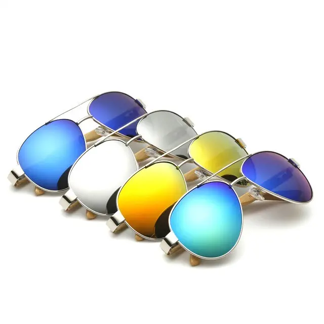 A buon mercato UV400 lentes de sol bambu MAGAZZINO superarsi guida piccola quantità occhiali da sole templi di bambù mens occhiali da sole