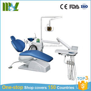 CE et ISO approuvé Chinois sous la main style contrôlée intégrante unité dentaire électrique portable fauteuil dentaire - Product Image 2