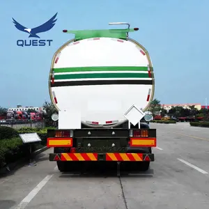 QUEST VEHICLE-remolque cisterna de aceite personalizado, tanque Semi remolque, camión de combustible, 55cbm, a la venta, África