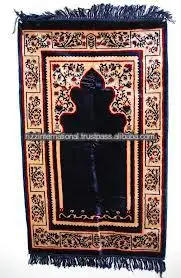 Top indian manufacturer luxury Muslim Prayer Rug Bulk Quantity