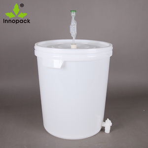 Cubo fermentador de plástico de 30L con cierre de aire, espita, <span class=keywords><strong>barril</strong></span> de <span class=keywords><strong>cerveza</strong></span> - Product Image 1