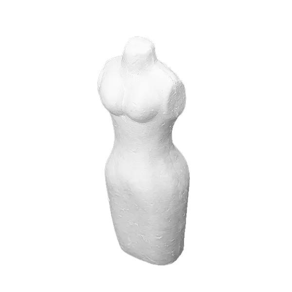 180mm Eco-Friendly Manufacturers EPS Foam Styrofoam Bodies Model Polystyrene Mannequin Display For Doll Upper Body