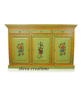 Aparador de madera maciza, muebles pintados, exportador para el hogar, sala de estar - Product Image 1