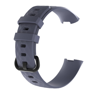 Eraysun Bracelet de montre de remplacement Fitness Sport Bracelet respirant pour <span class=keywords><strong>Fitbit</strong></span> <span class=keywords><strong>Charge</strong></span> 3/<span class=keywords><strong>4</strong></span> & <span class=keywords><strong>Charge</strong></span> 3 SE Bracelets de montre en caoutchouc - Product Image 5