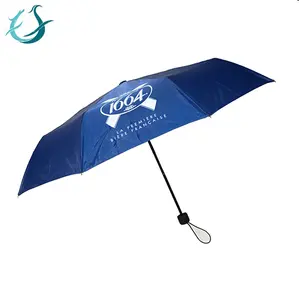 Chinois fournisseur pas cher jetable bleu 21 "x 8 K parapluie pli