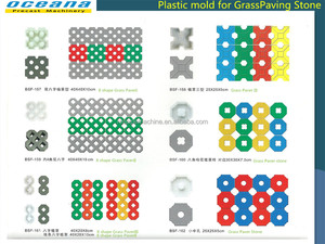 Bordillos molde plástico enclavamiento azulejos y baldosas moldes - Product Image 5