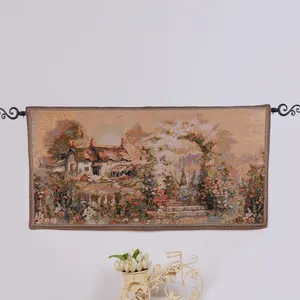 Customization Luxury oil painting style Tapestry Wall Hanging Wall Tapestries Decorative Throw Rugs Throw Woven Tapestry