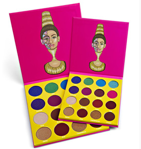 Maquillage de marque privée paillettes couleurs mates <span class=keywords><strong>26mm</strong></span> Pan 16 couleurs <span class=keywords><strong>Palette</strong></span> de fard à paupières holographique - Product Image 1