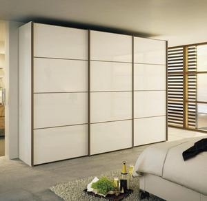 High-end Custom Bedroom Furniture Promotions Top Grade Black Back Painted Glass Sliding Door <strong>Wardrobe</strong> Bedroom Storage <strong>Wardrobe</strong> - Product Image 5