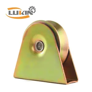 3 Inches And 4 Inches White And Yellow U/V/H/Y Groove Triangular Pulley Wheel For Sliding Gate
