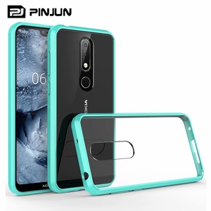 Fundas para Teléfono Antiarañazos, Transparentes, de TPU Suave, Carcasa Trasera Rígida Transparente para <span class=keywords><strong>Nokia</strong></span> <span class=keywords><strong>6.1</strong></span> Plus G400 C200 C100 C21 - Product Image 5