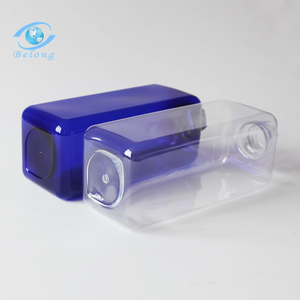 Ibelong Bán Buôn Màu Xanh Rõ Ràng Rỗng 1 Lít Vuông Nhựa Pet Bơm Phun Mỹ Phẩm Chai Cho Cơ Thể Rửa Và Dầu Gội Đầu Nhà Cung Cấp - Product Image 4