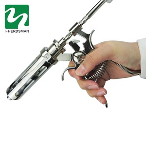 Sản Xuất Chuyên Nghiệp Khác Nhau Công Suất 10 Ml, 20 Ml, 30 Ml, 50 Mveterinary Bán Tự Động <span class=keywords><strong>Injector</strong></span> Kim Loại Động Vật Khẩu Súng Ống Tiêm - Product Image 2