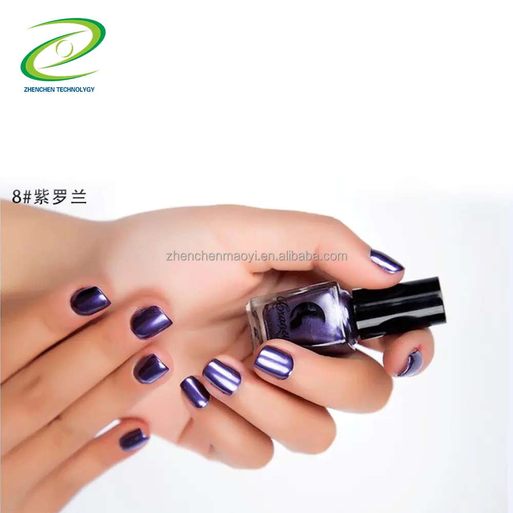 Le plus chaud! Verntion — vernis à ongles métallique coloré, effet miroir, brillant, durable, séchage rapide, 15 couleurs, pour Nail Art