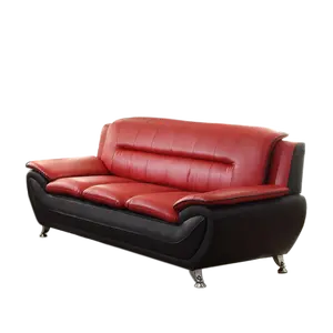 New design furniture couch living room red leather sofa modern sectional sofa