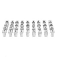 36Pcs Alphabet Letter Leather Stamper Set 3mm/6mm Steel Punch Metal Leather Punching Tools for DIY Leather Craft Tools