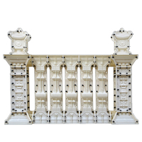 Plastic Reusable Concrete Injection Moulding Balustrade Railing Fence Mold