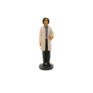 Factory price resin custom female doctor figurine for gifts
