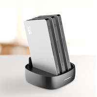 Station d'alimentation WST nouvelle génération 3 en 1, station d'alimentation 8000mAh*3 séries, prise en charge de la conception haut de gamme, batterie externe