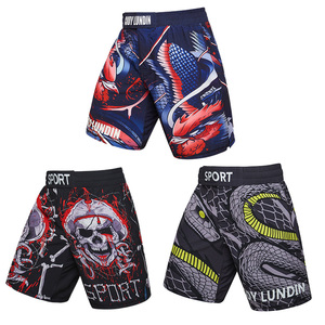 Custom Men's Quick Dry Printed <strong>Short</strong> Pants Sports <strong>Grappling</strong> BJJ Martial Arts MMA <strong>Shorts</strong> - Product Image 1