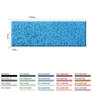 <span class=keywords><strong>Techo</strong></span> acústico de lana de madera color café - Product Image 6