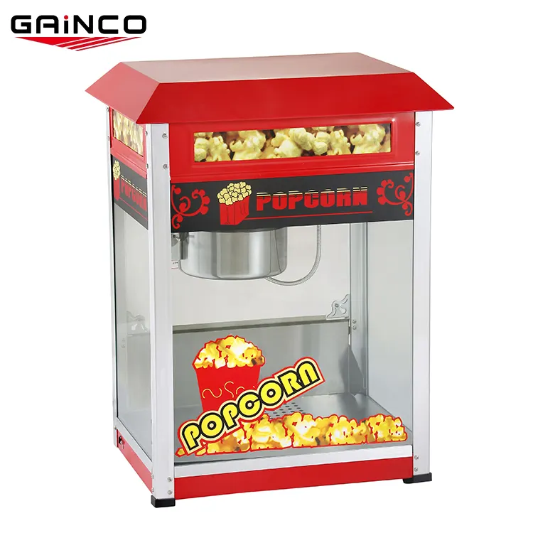 Mesin Popcorn Jagung Pop Udara Panas Industri Baru 240V 1,5 KW