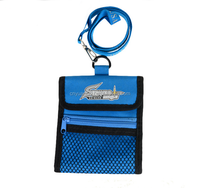 Portefeuille de voyage pas cher pour le cou, porte-badge promotionnel pour cartes de visite, idéal pour les expositions et les passeports
