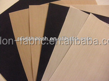 Vente chaude Qualitied PTFE tissu de fiber de verre enduit haute température feuille de téflon