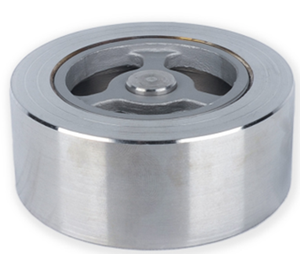 SS304 Body Disc <strong>Seat</strong> <strong>Spring</strong> Cover High Pressure Wafer Lift Check Valve - Product Image 1