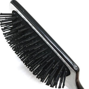 <span class=keywords><strong>Osaki</strong></span> ยี่ห้อนุ่มและ Silky แปรงไนล่อน Textured Cushion แปรงผม ABS/PP Paddle Bling Hairbrush - Product Image 3