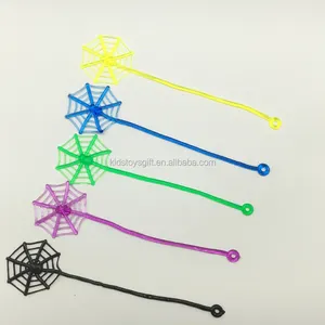 Cheaper sticky yoyo toy crazy plastic cobweb TPR spider web