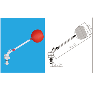 Válvula de descarga de inodoro, tanque de agua de MT-003 de alta calidad, <span class=keywords><strong>precio</strong></span> al por mayor - Product Image 2