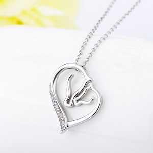 <span class=keywords><strong>Cavallo</strong></span> Commercio All'ingrosso Della <span class=keywords><strong>Collana</strong></span> 925 Sterling Silver Testa di <span class=keywords><strong>Cavallo</strong></span> Del Pendente Del Cuore Della <span class=keywords><strong>Collana</strong></span> - Product Image 3