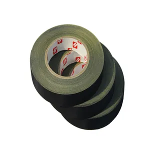 High adhesive black acetate acid cloth gaffer tape acetic insulation tape