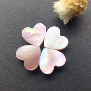 Gema suelta natural de nácar rosa personalizada, proveedor de gemas premium, diseño personalizado, gema de alta calidad con reverso plano - Product Image 2
