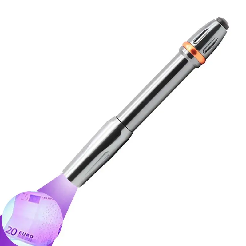 Pocket Penlight 365nm 5W LED Ultraviolet Lamp UV Black Light Pen Torch Flashlight