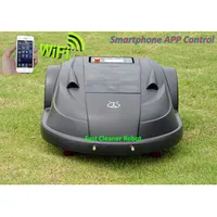 הכי חדש עדכון WIFI APP SmartPhone בקרת רובוט מכסחת דשא S510 עם קולי חיישן, הגדרה תת אזור, טווח פונקציה