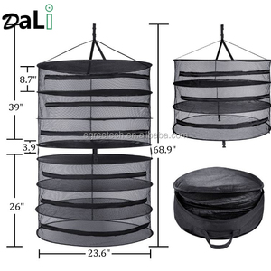 ハーブ乾燥ラックネット24 "6層ハーブドライヤーブラックメッシュハンギング - Product Image 4