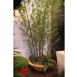 Tre Nhân Tạo Trang Trí Ngoài Trời Bằng Nhựa Màu Xanh Lá Cây Chống Phai Màu Giá Nhà Máy - Product Image 4