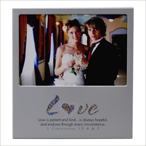 Feliz Navidad boda <span class=keywords><strong>amor</strong></span> metal marco <span class=keywords><strong>de</strong></span> foto <span class=keywords><strong>de</strong></span> diseño para <span class=keywords><strong>el</strong></span> tesoro <span class=keywords><strong>de</strong></span> memoria - Product Image 3