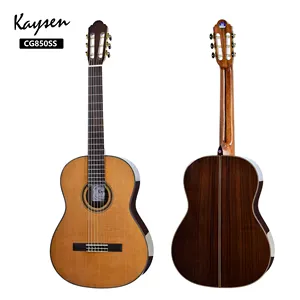 Harga Grosir Kualitas Tinggi Gloss Memancing Kayu Cedar Padat 39 Inci Gitar Klasik Buatan Cina