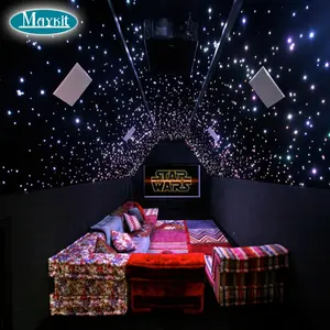 32W RGBW APP Control 1200pc LED Fiber Optic Star Ceiling Light Kit