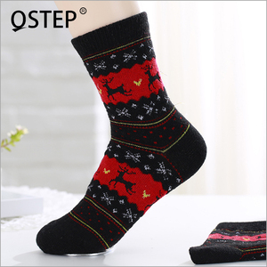 OEM tamaño cálido invierno largo hecho punto algodón diseño del reno <span class=keywords><strong>de</strong></span> <span class=keywords><strong>la</strong></span> Navidad <span class=keywords><strong>de</strong></span> los hombres Calcetines - Product Image 1