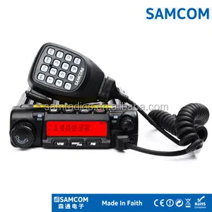 Nieuwste! Samcom 50W/40W Dual Band Vhf & Uhf Mobiele Radio AM-400UV Met 2/5 Tones, 1750Hz Burst Tone, Dtmf, Scrambler, Fcc Goedkeuring