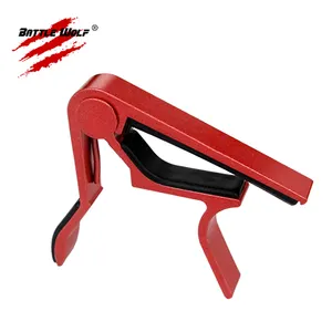Guitar Capo Wholesale Price Fast Delivery Various Color Selection Aluminum Material Strong Grip Capo Guitar Acoustic Classical Guitar Capo