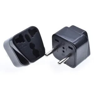 Hot Sale Hot Dibuat Di Cina Universal UK Aus Kami Kecil Afrika Selatan untuk Uni Eropa Adaptor Perjalanan Biaya Steker Listrik adaptor