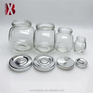 50 ml 180 ml 380 ml 480 ml <span class=keywords><strong>tambour</strong></span> plat en verre épices bouteille pot de miel - Product Image 3