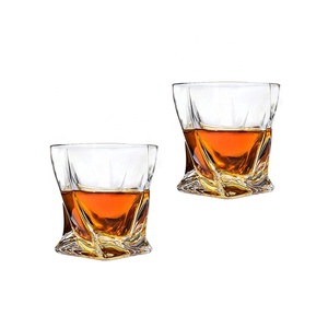 Botella de vidrio de gran volumen para licor, vaso de <span class=keywords><strong>vino</strong></span>, juego de regalo, vasos de whisky de cristal líquido, caja de regalo para uso en fiesta en casa, 10oz - Product Image 2
