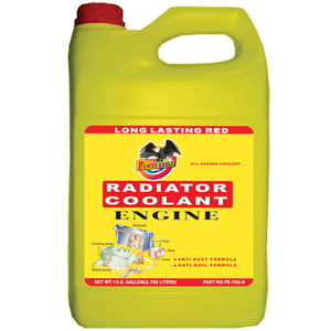 One Gallen 4 litres rouge radiateur liquide de refroidissement concentré bouteille en plastique refroidissement du moteur de voiture pour l'entretien de la voiture - Product Image 1
